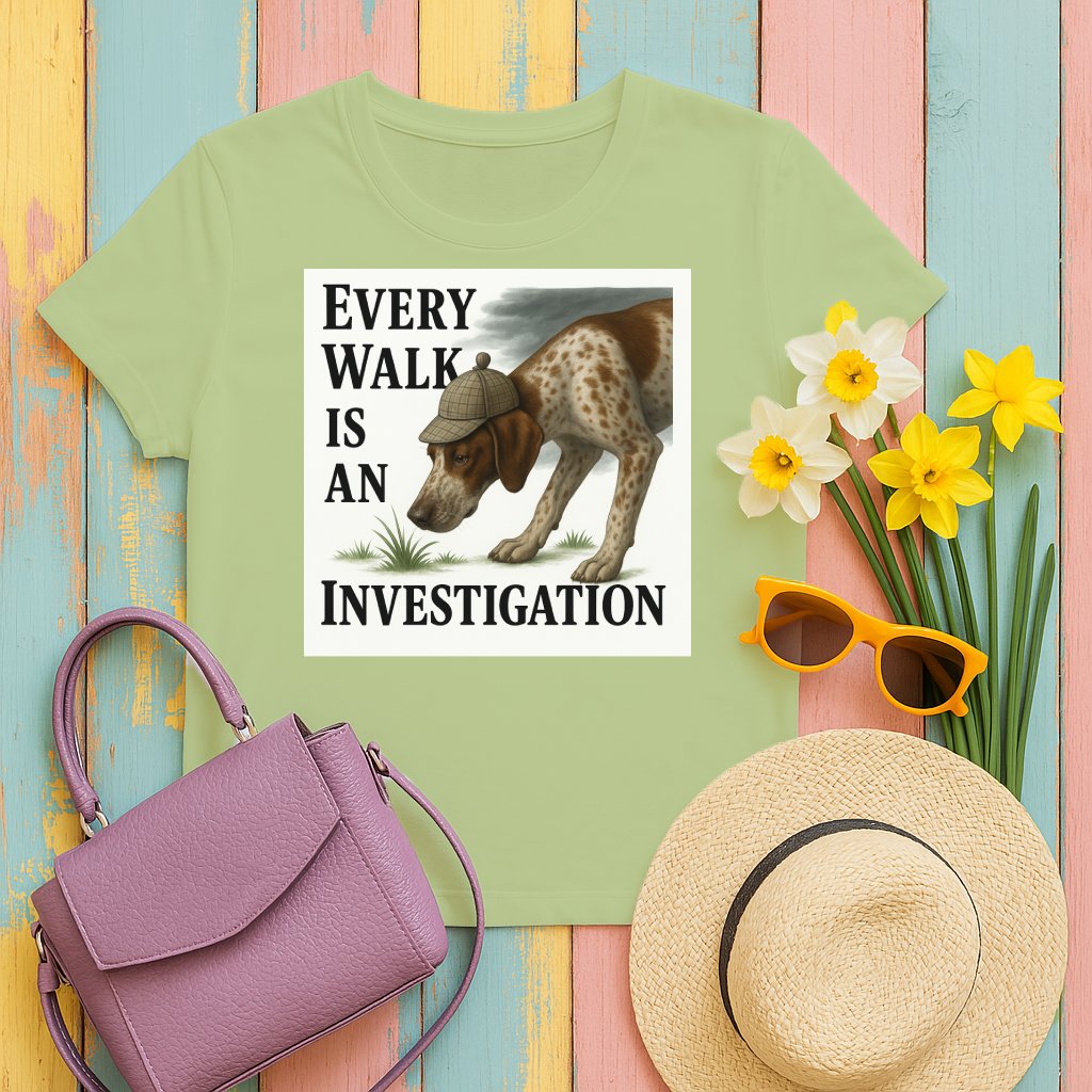 Every Walk Is An Investigation Graphic T-Shirt product