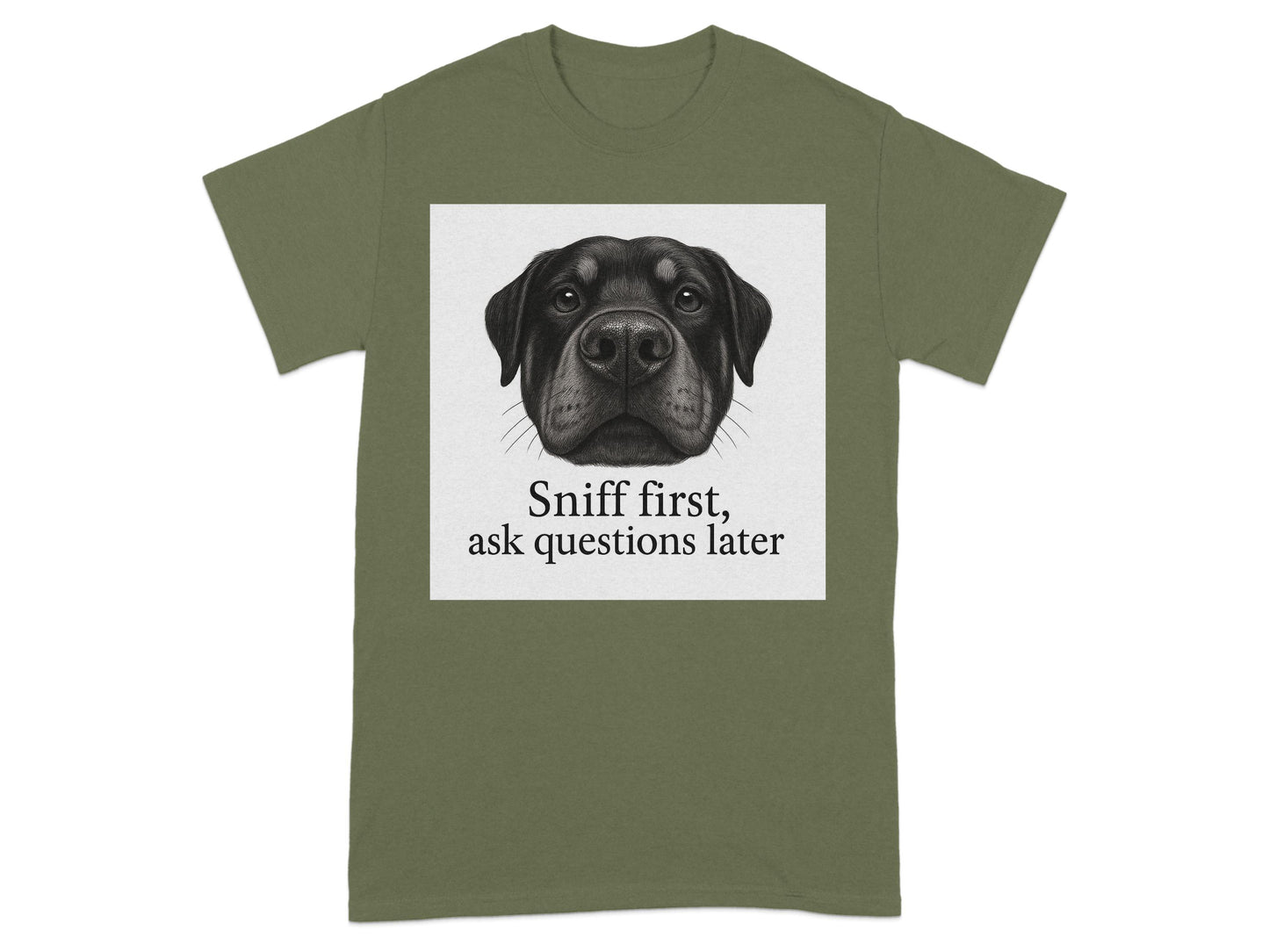 Sniff First Ask Questions Later Graphic Tee product