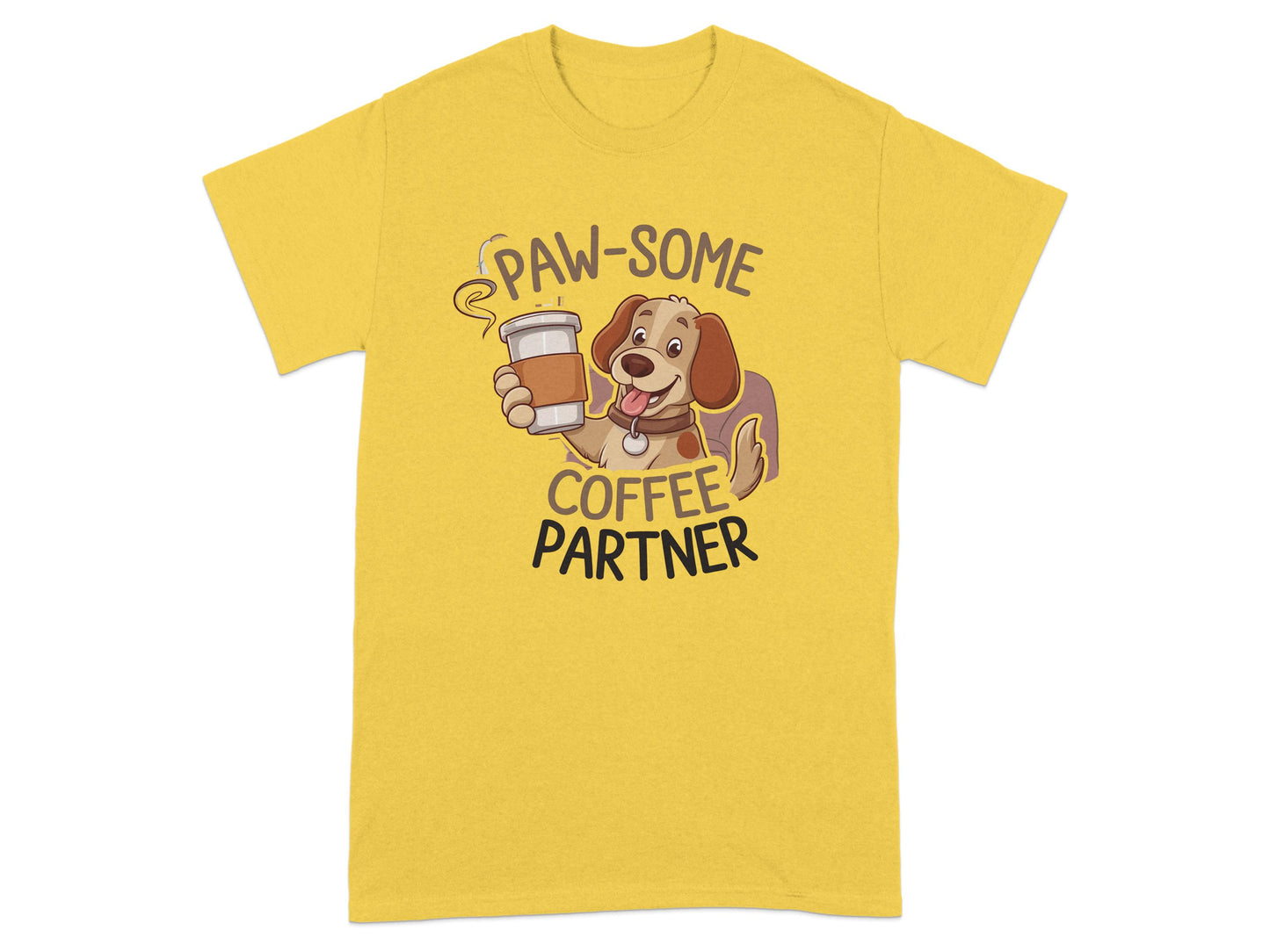 Paw-some Coffee Partner Graphic T-Shirt product