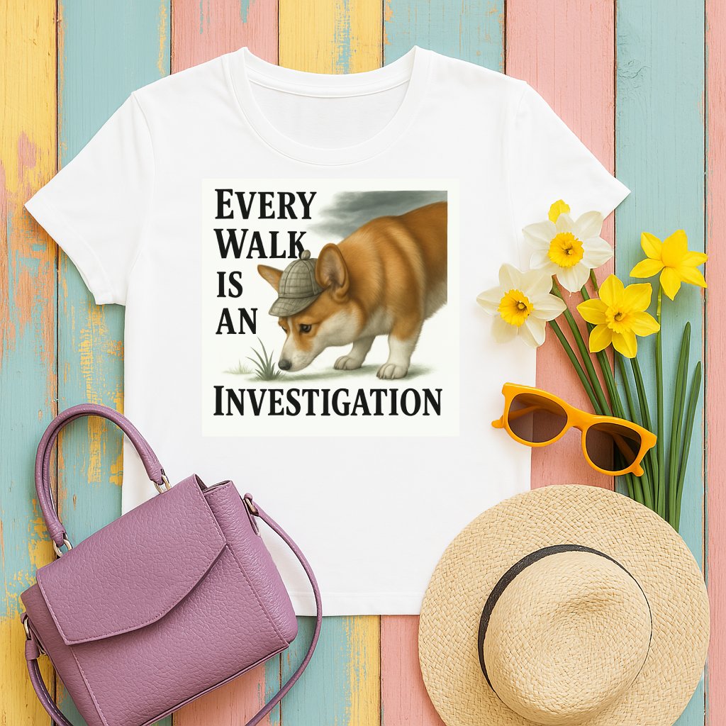 Every Walk Is An Investigation T-shirt product
