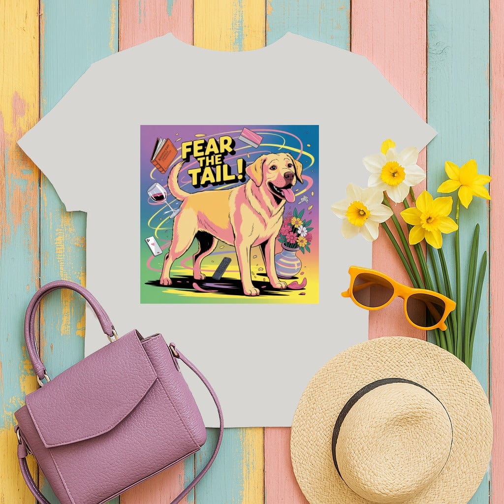 Fear the Tail Yellow Dog Graphic Shirt product
