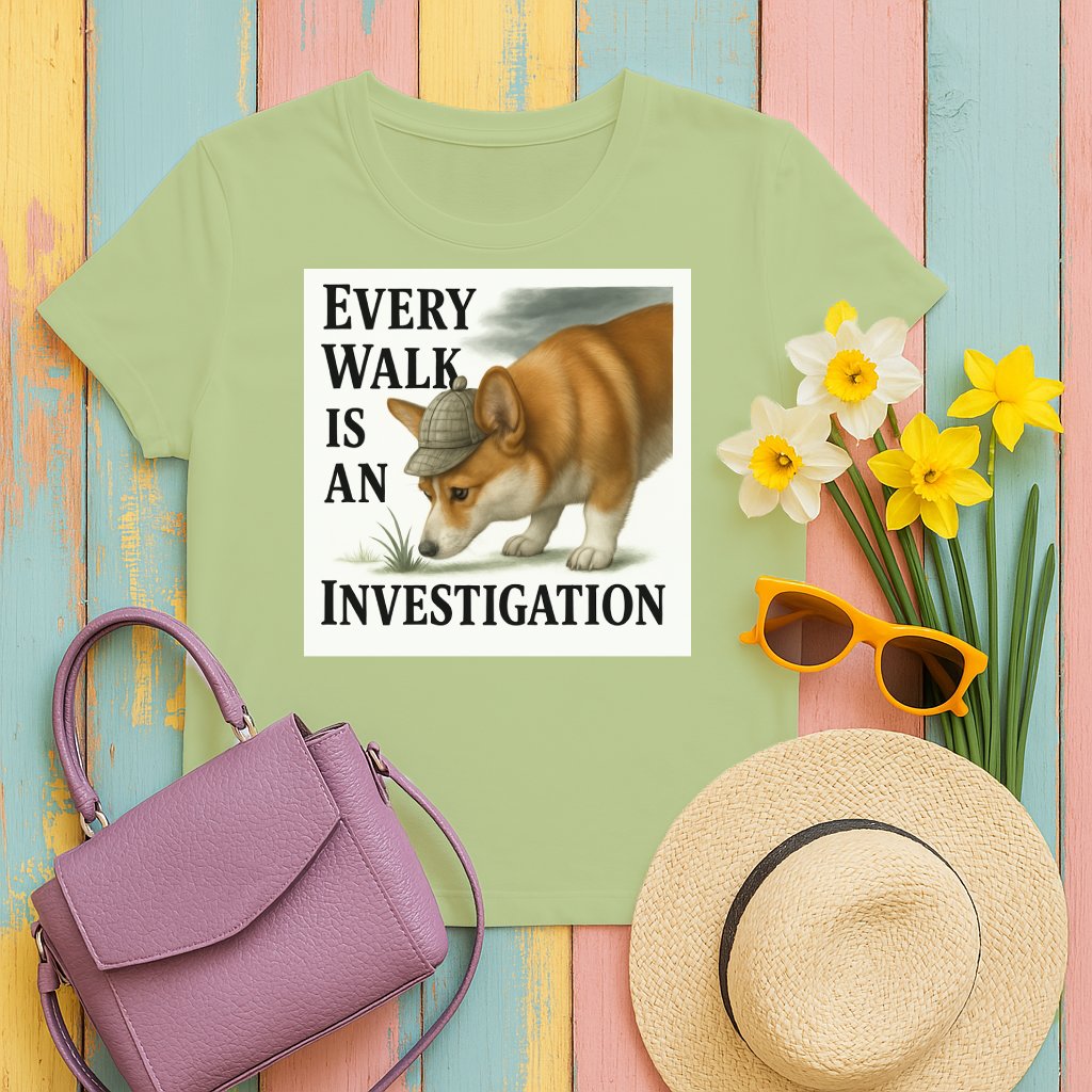 Every Walk is an Investigation T-shirt product type