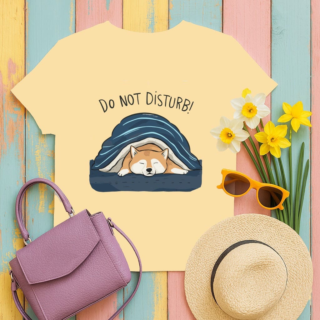 Do Not Disturb Sleeping Dog Graphic T-Shirt product type
