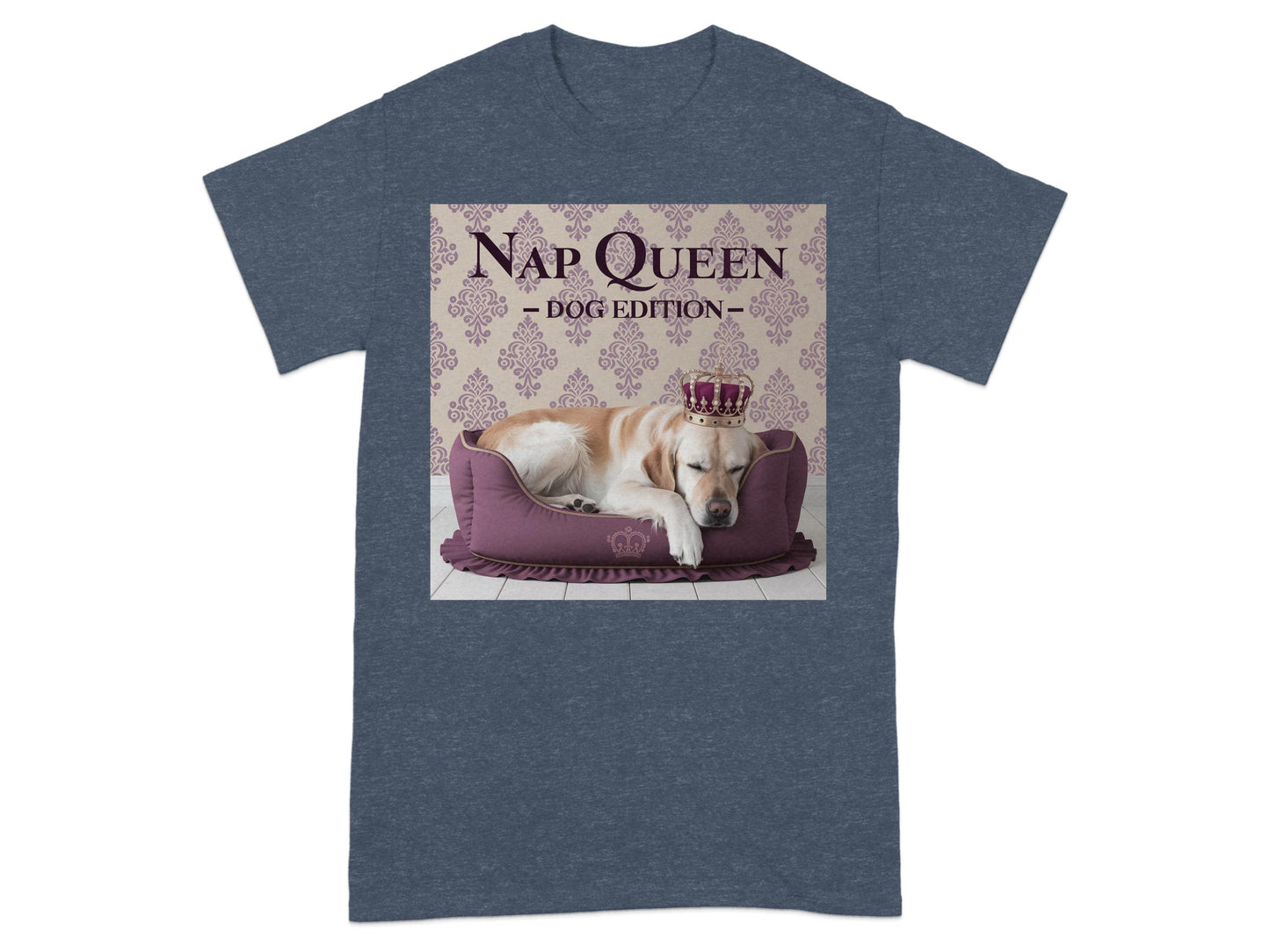 Nap Queen Dog Edition Cute Pet Graphic T-Shirt product type