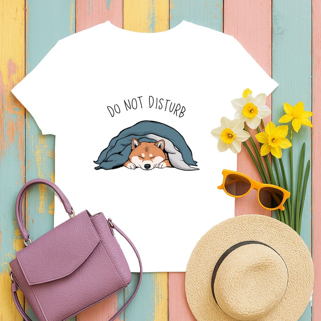 Do Not Disturb Sleeping Dog Graphic T-Shirt product type