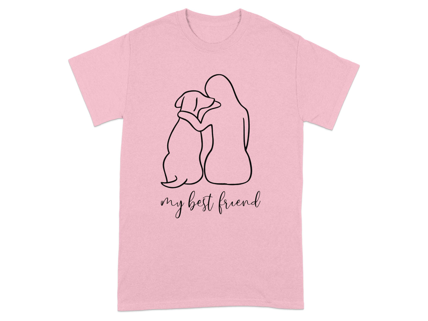 My Best Friend Dog and Woman Graphic T-Shirt product