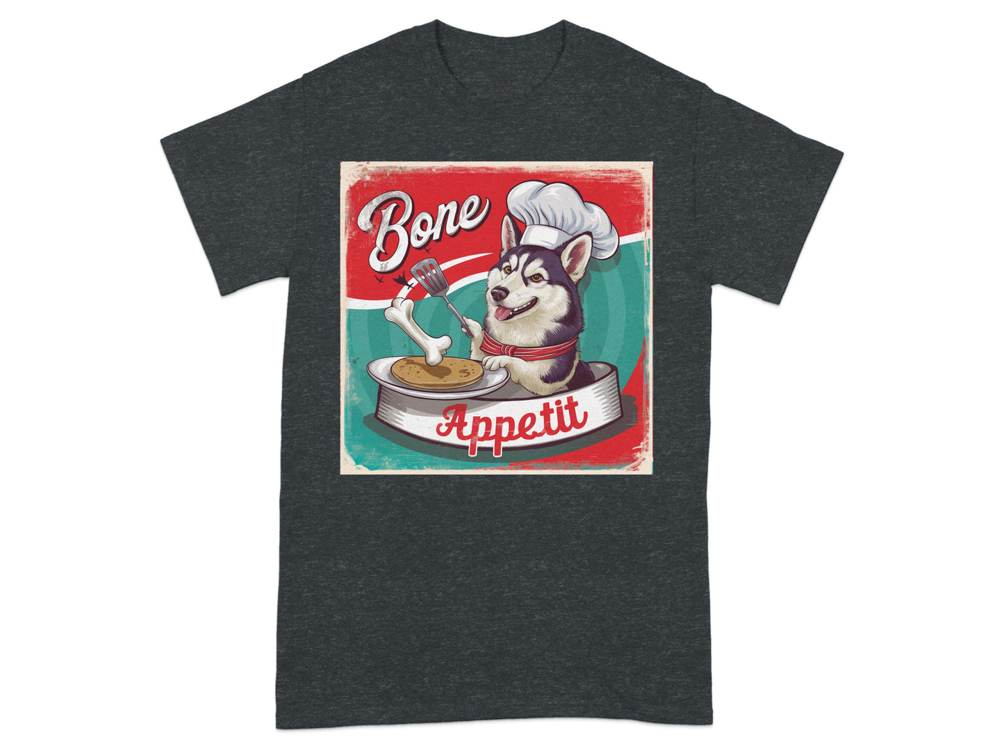 Bone Appetit Chef Husky Graphic T-Shirt product