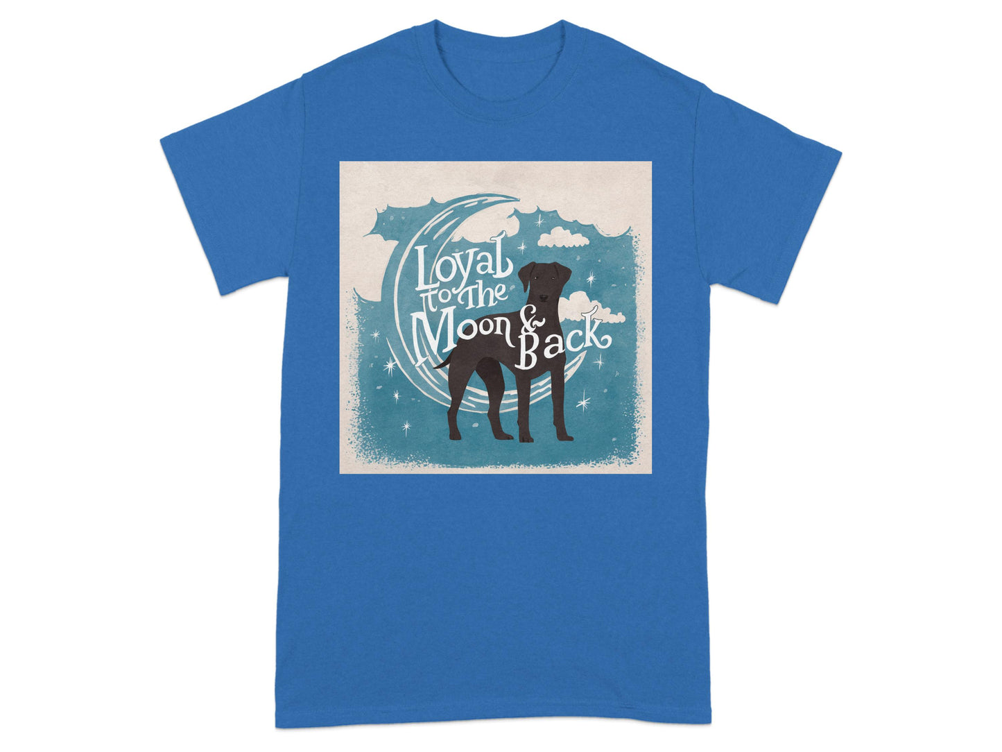 Loyal to The Moon and Back Dog T-Shirt product type