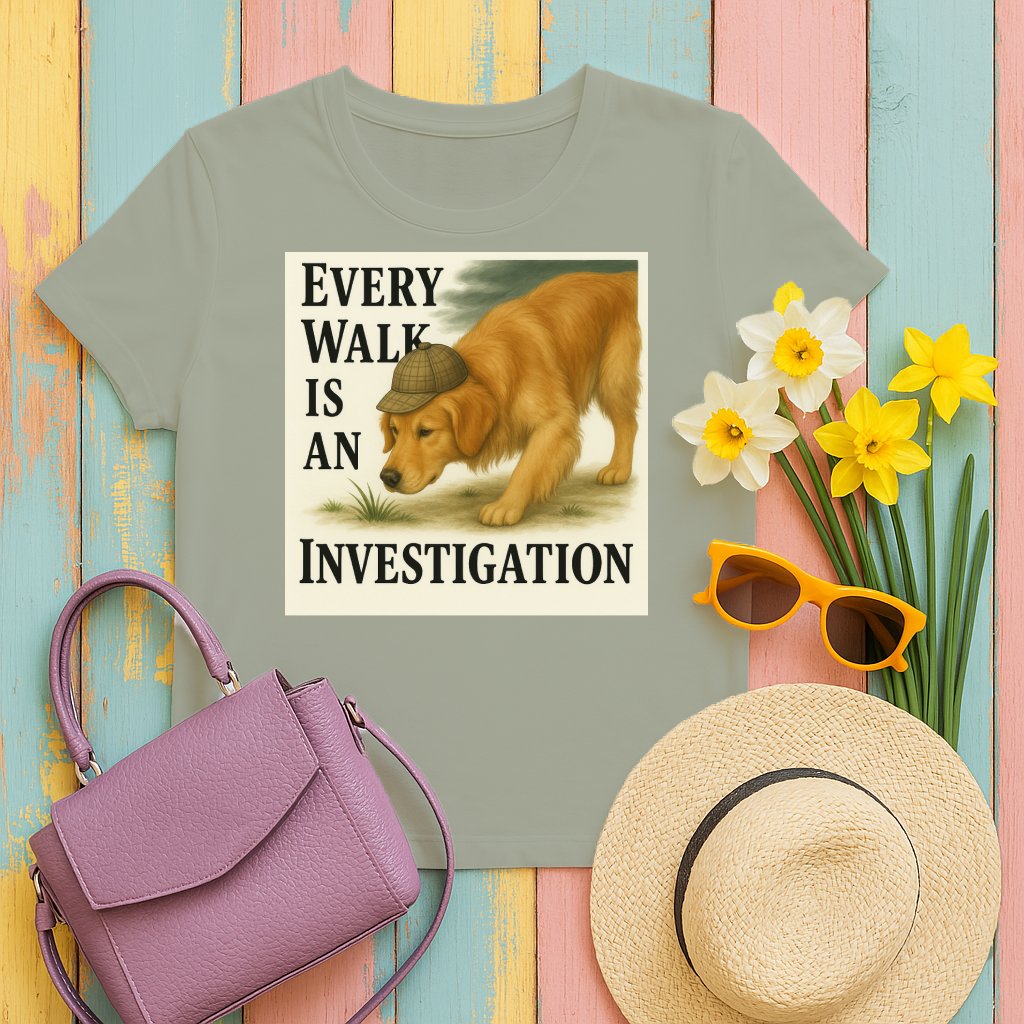 Every Walk Is An Investigation T-shirt product