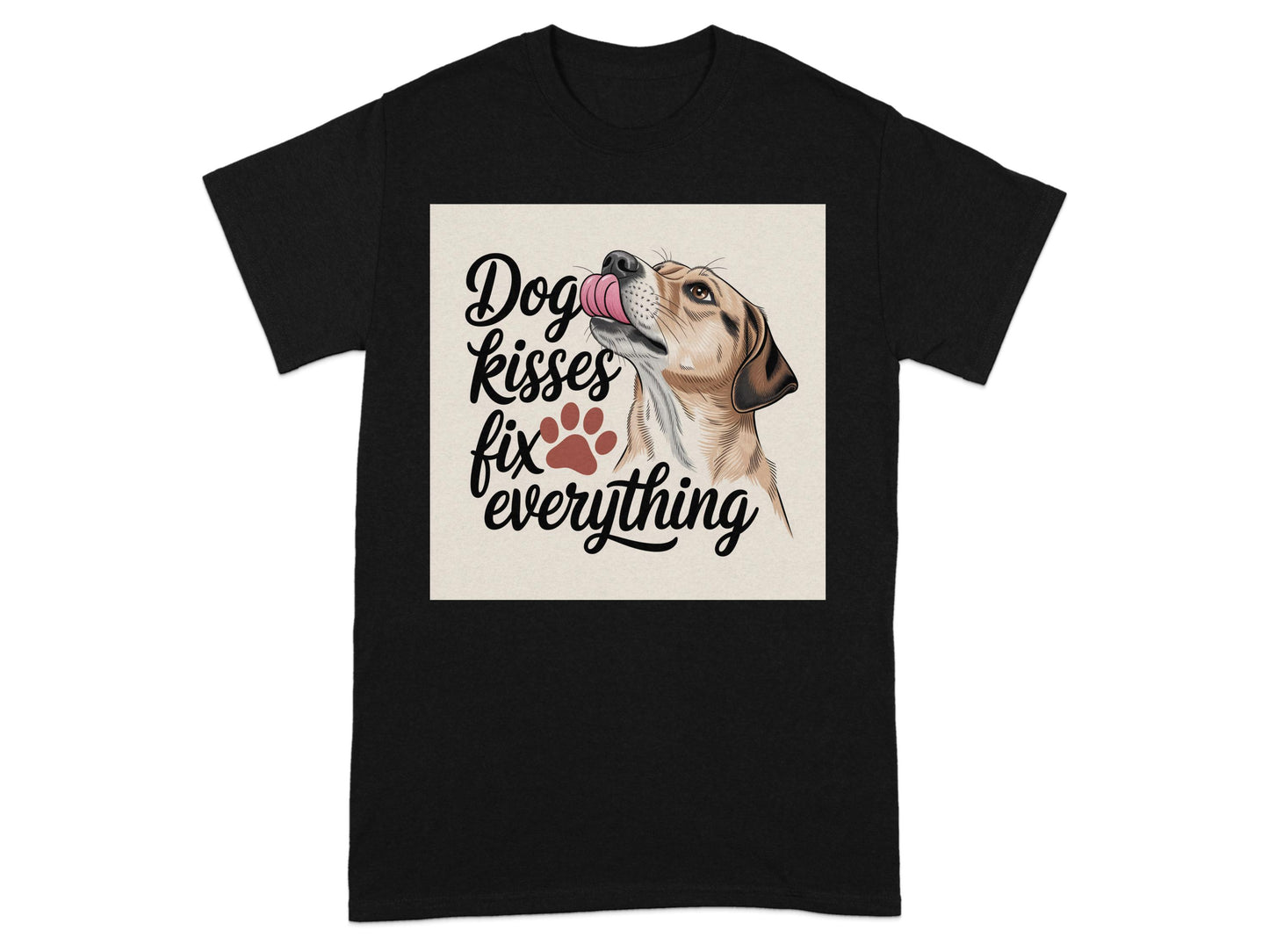 Dog kisses fix everything t-shirt product