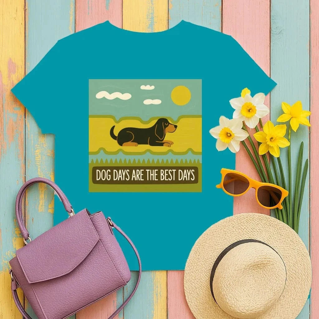 Dog Days Are The Best Days Gordon Setter T-Shirt T-shirt