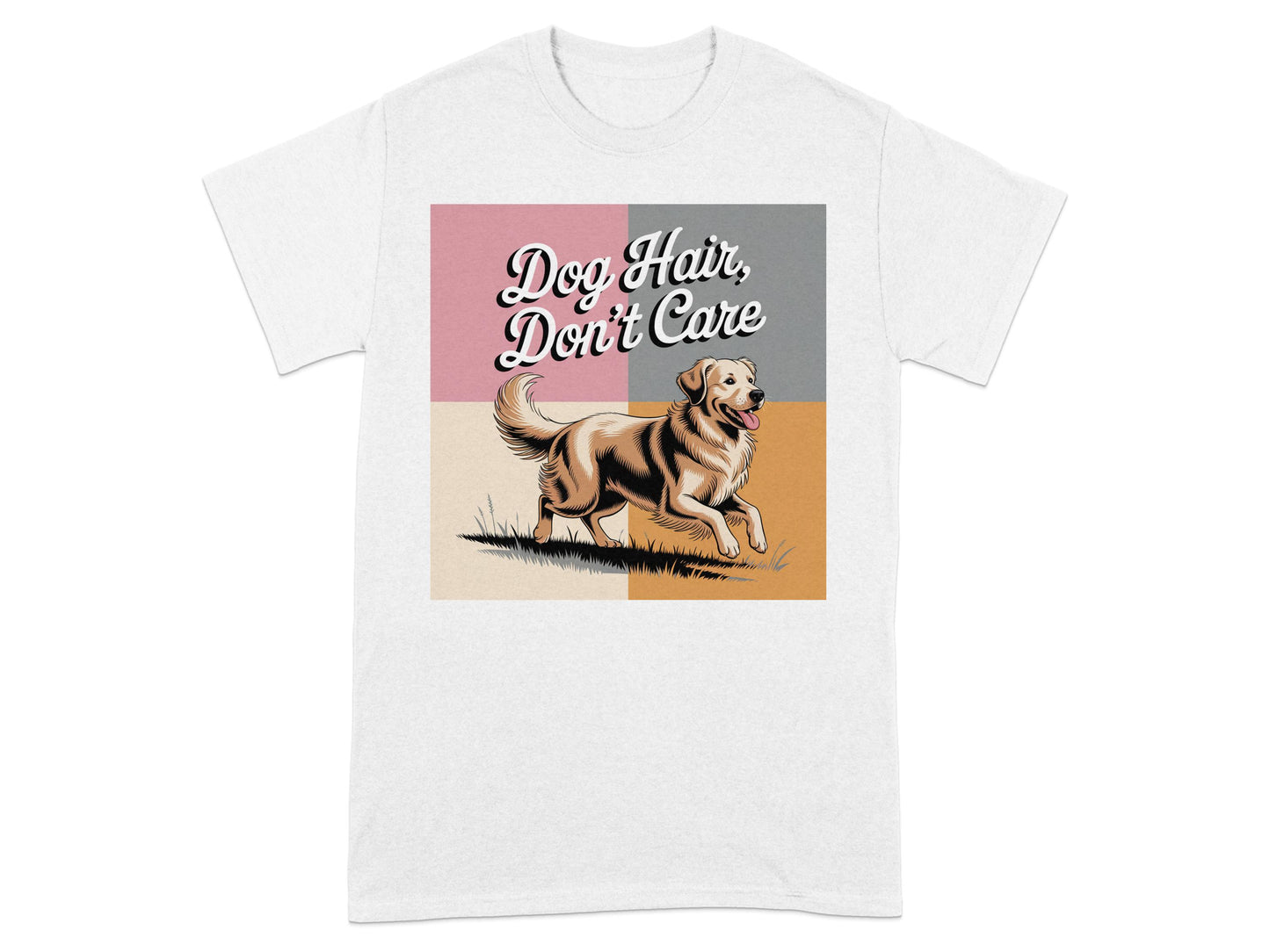 Dog Hair Don't Care Graphic Tee Shirt product type