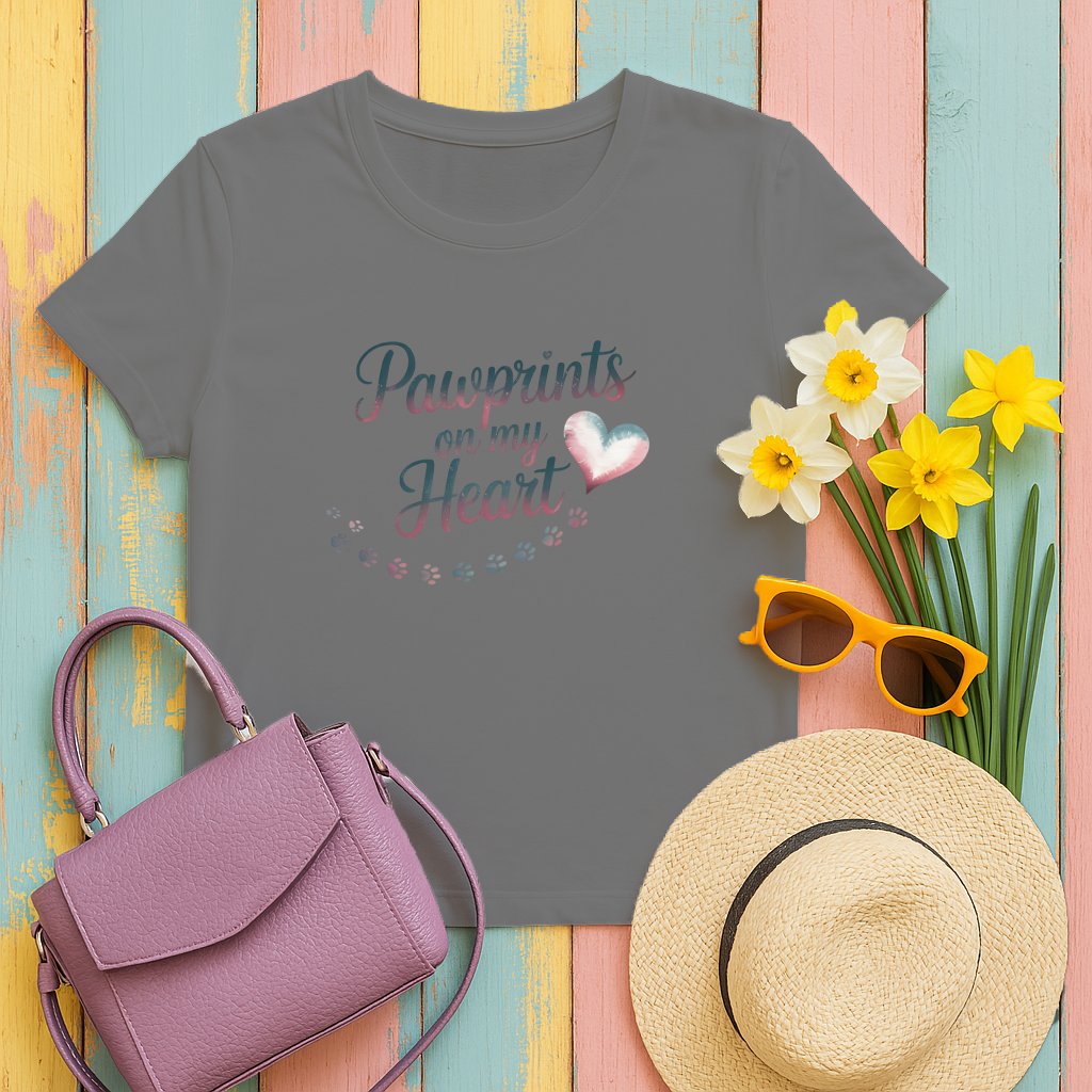 Pawprints on My Heart Graphic T-shirt product type