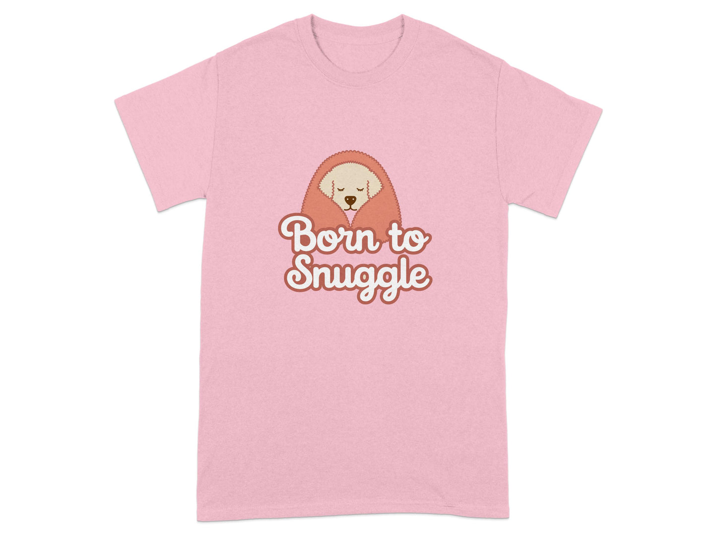 Born to Snuggle Cute Graphic Printed T-Shirt product type