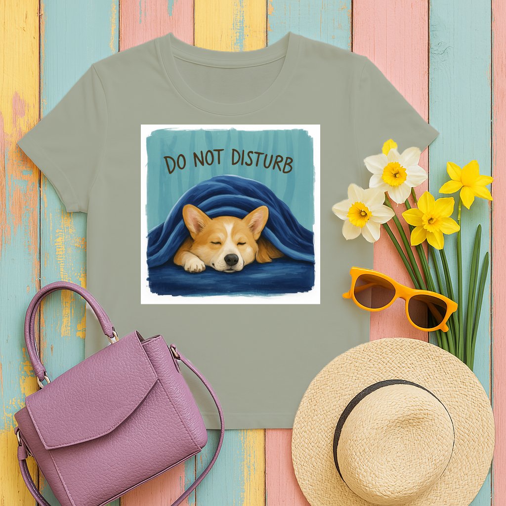 Do Not Disturb Sleeping Dog Design T-shirt product