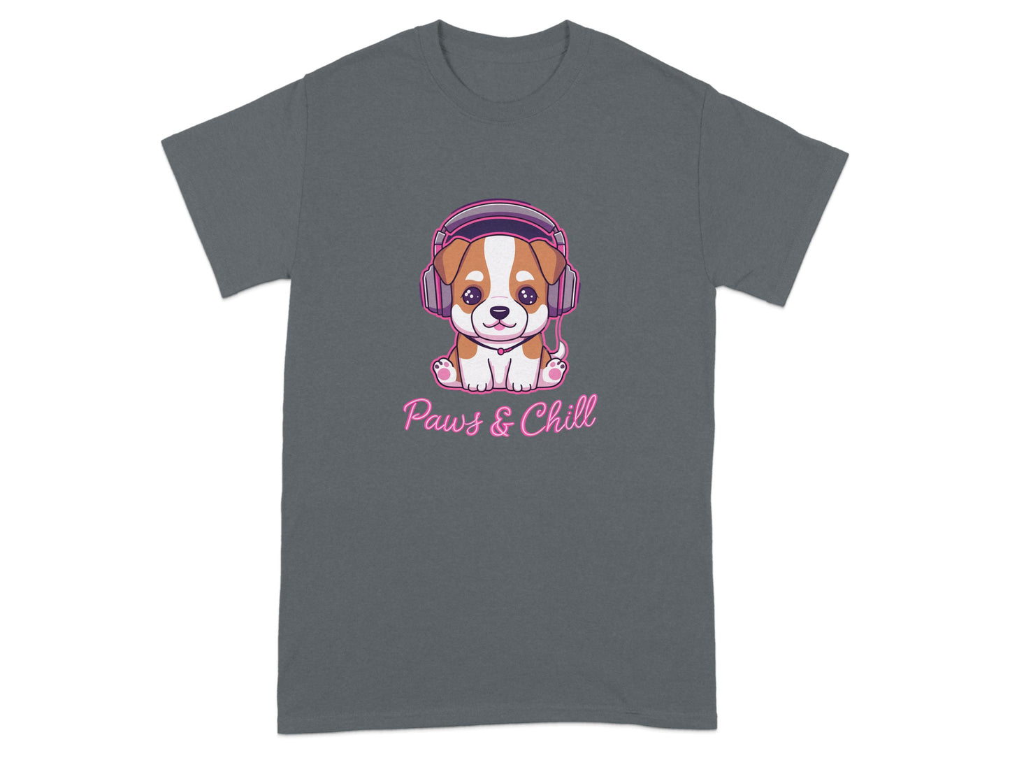 Adorable Puppy Paws and Chill Graphic T-shirt product type