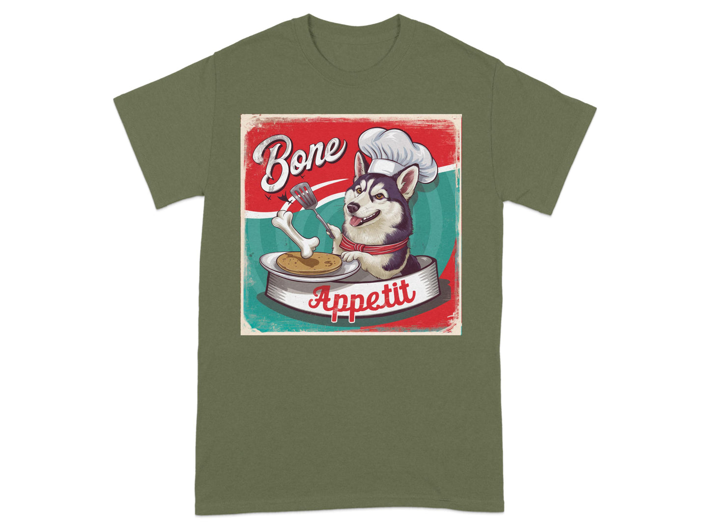 Bone Appetit T-Shirt with Dog Chef Graphic product