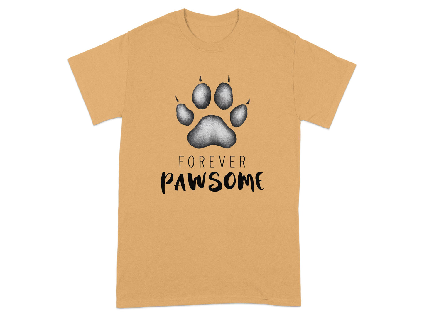 Forever Pawsome Paw Print Graphic T-Shirt product type