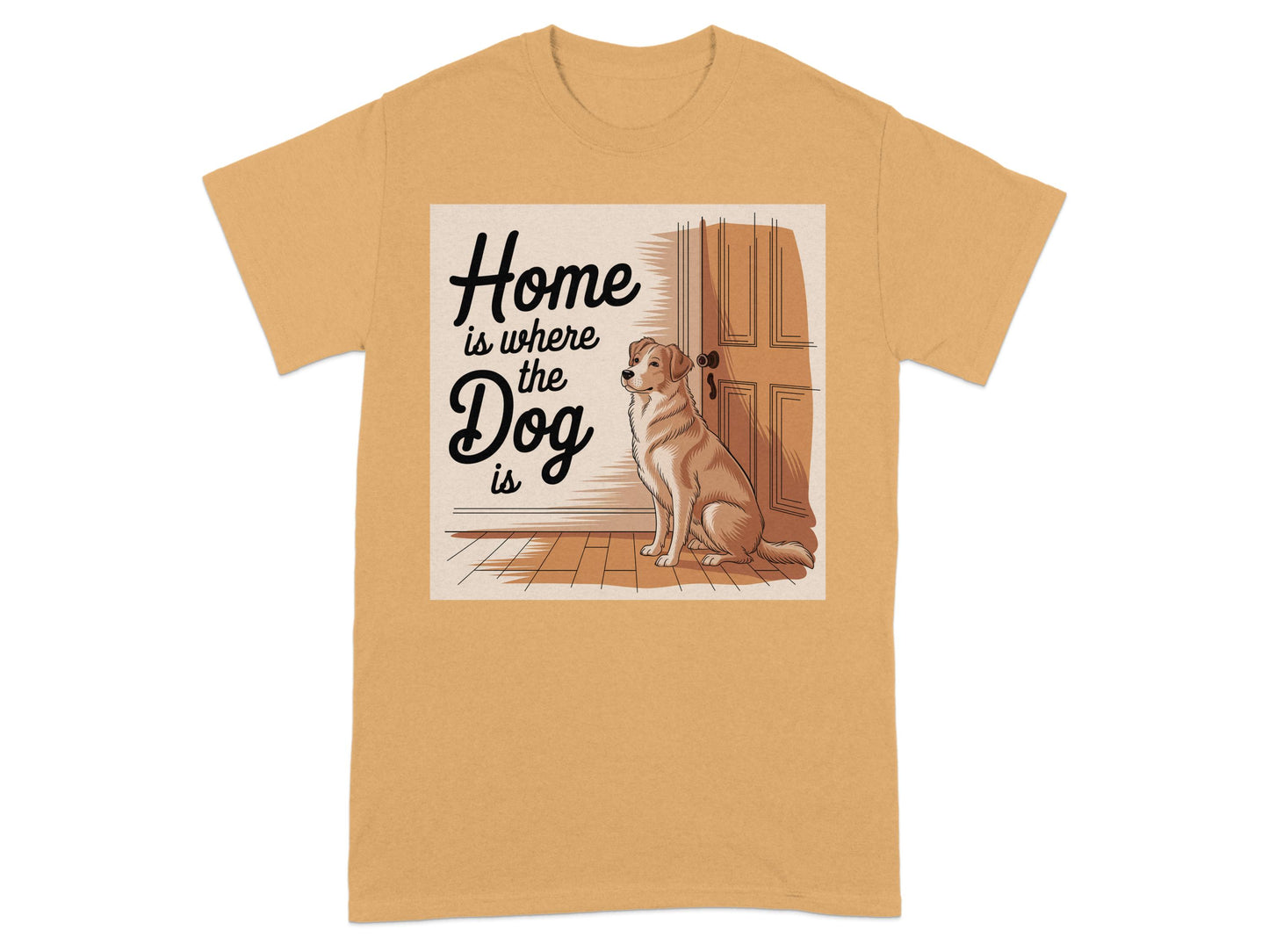 Home is Where the Dog is Graphic T-Shirt product type