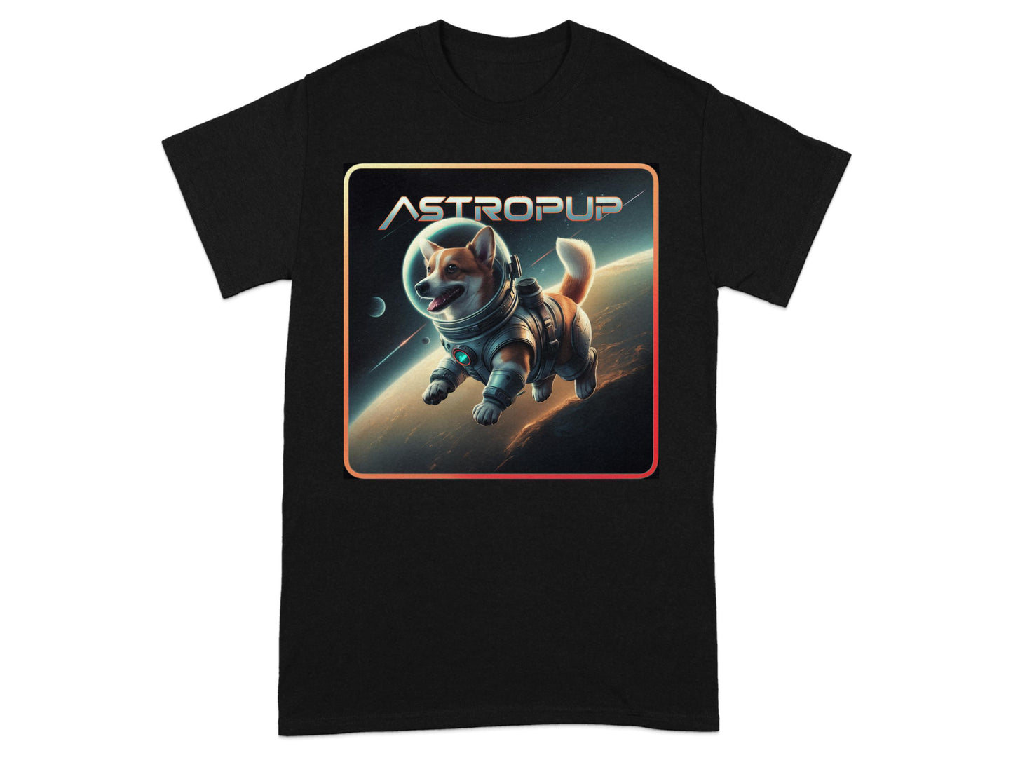 Astropup Space Adventure Dog Graphic T-Shirt product