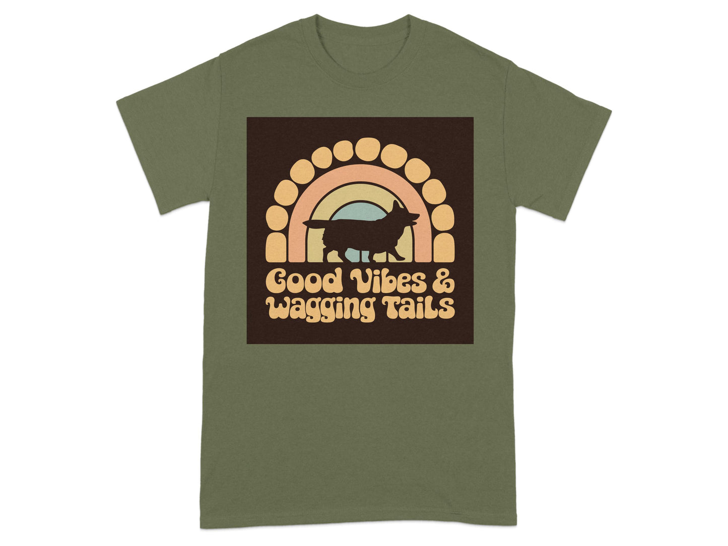 Good Vibes & Wagging Tails Graphic T-shirt product