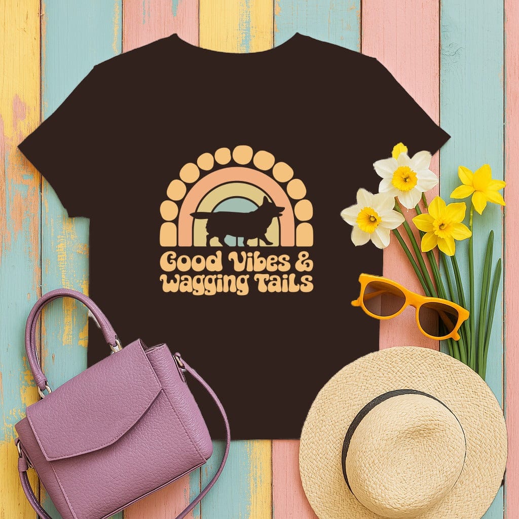 Good Vibes and Wagging Tails Graphic Tee product