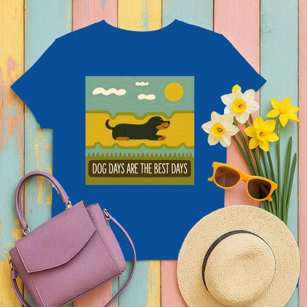 Dog Days Are The Best Days Gordon Setter T-Shirt T-shirt