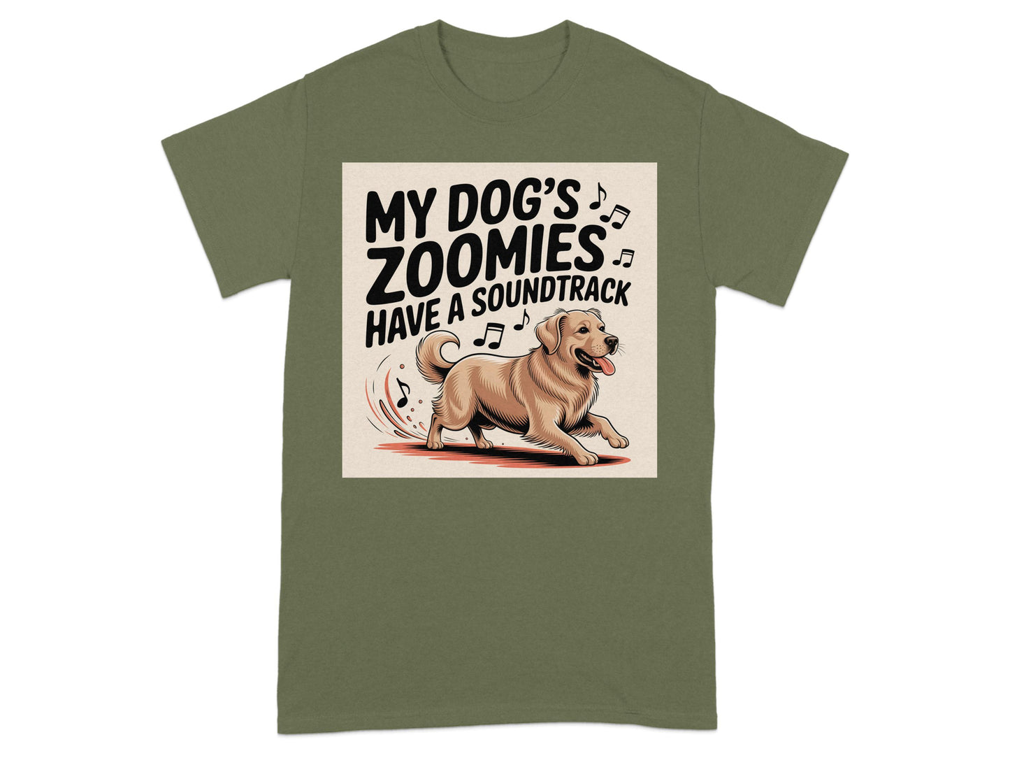 My Dog's Zoomies Have A Soundtrack T-shirt product