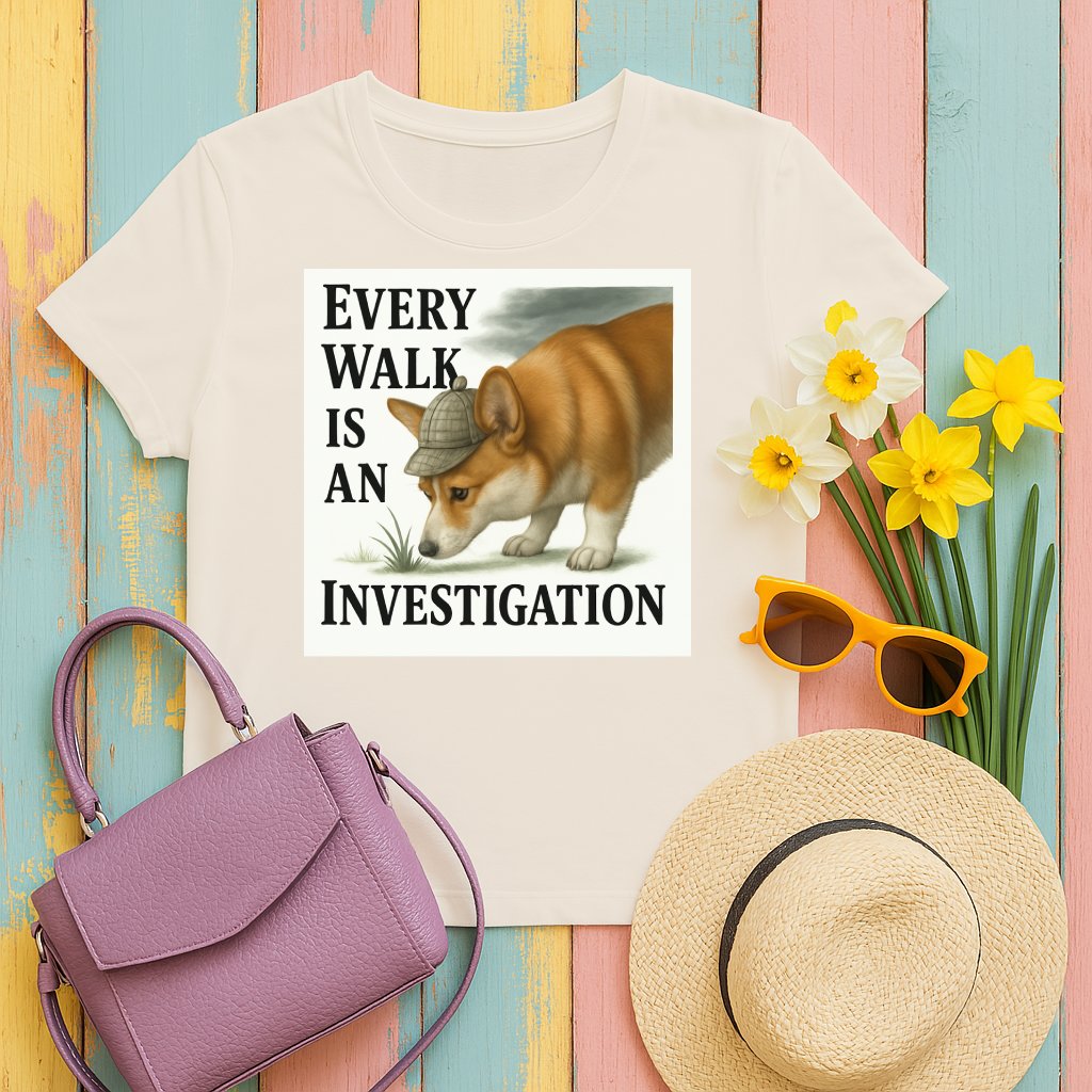 Every Walk is an Investigation T-shirt product