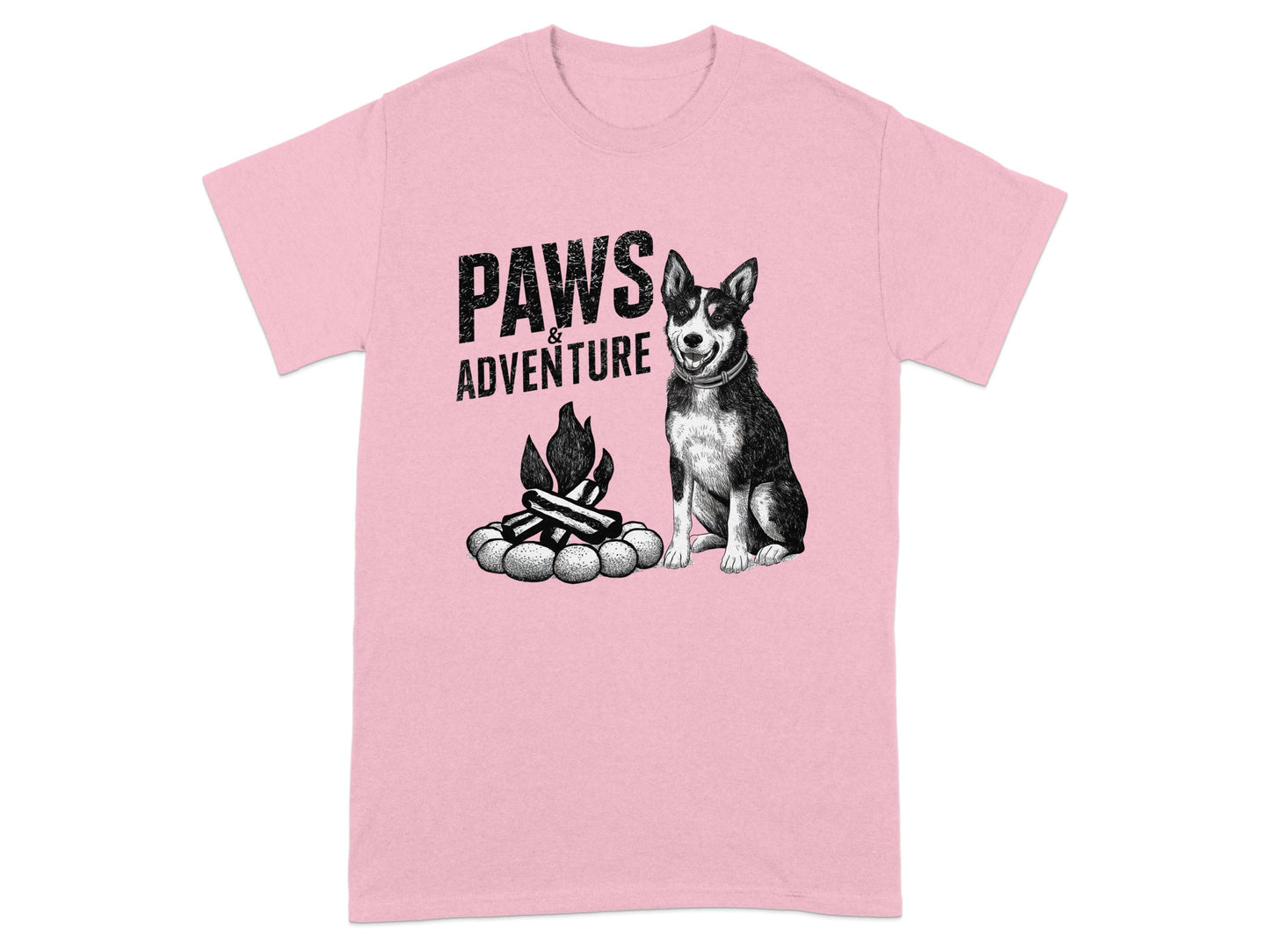Paws And Adventure Dog Graphic Tshirt product type