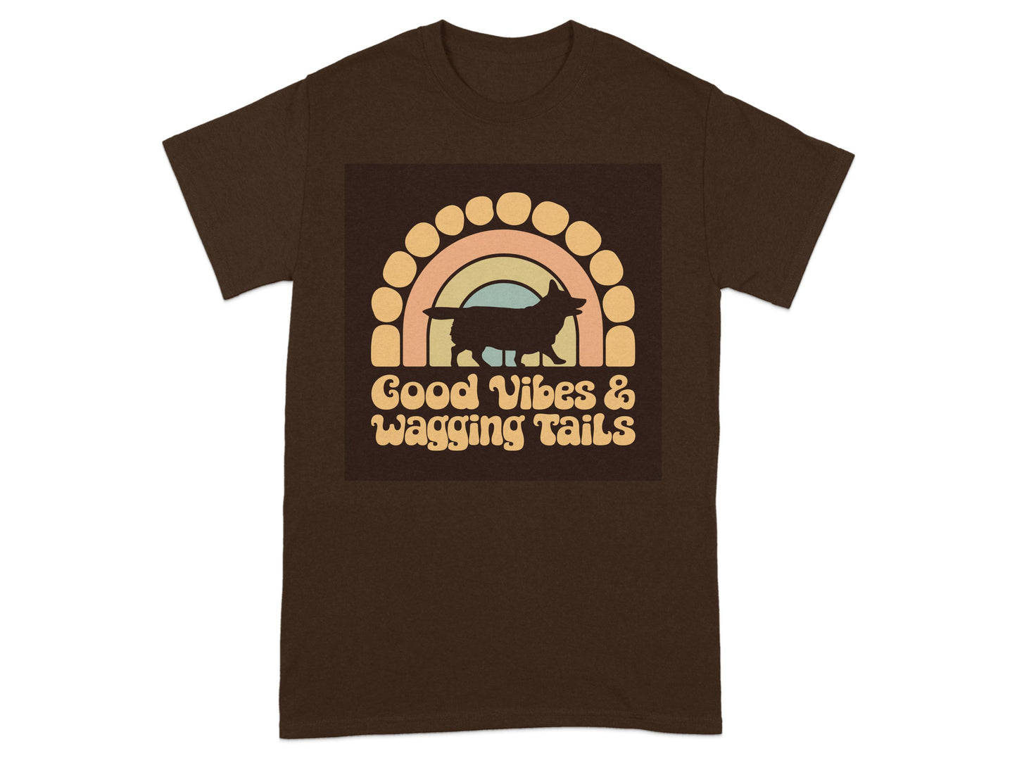 Good Vibes and Wagging Tails Graphic Tee product type