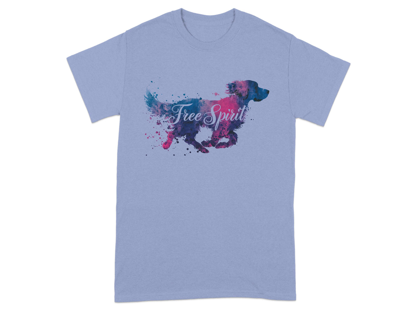 Free Spirit Colorful Dog Graphic Print T-shirt product type