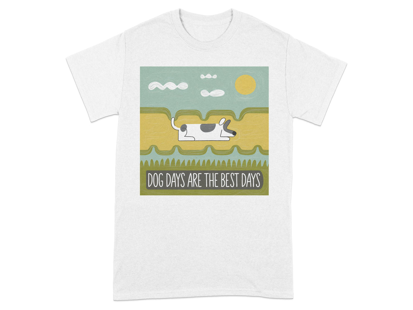 Dog Days Are The Best Days Graphic Tee product