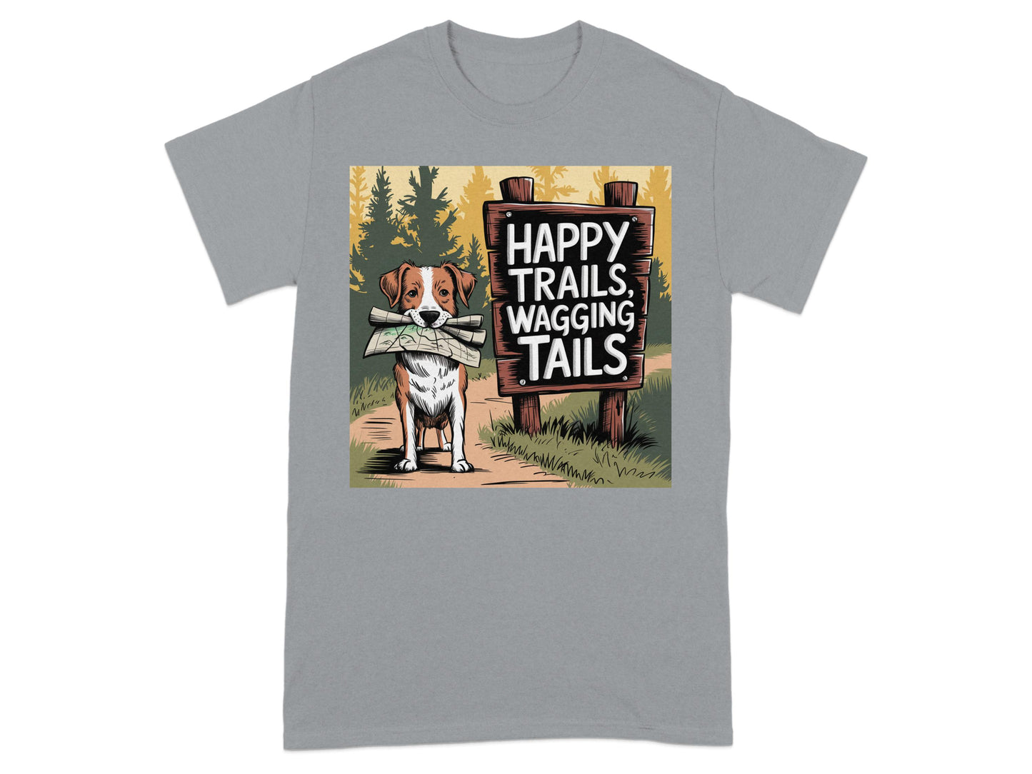 Happy Trails Wagging Tails Graphic T-shirt product