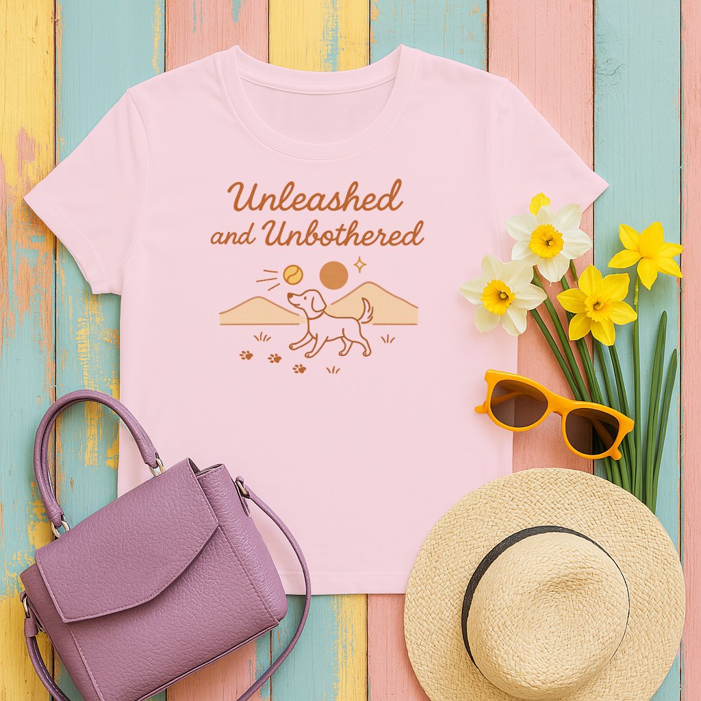 Unleashed and Unbothered Dog Relaxation Shirt product type