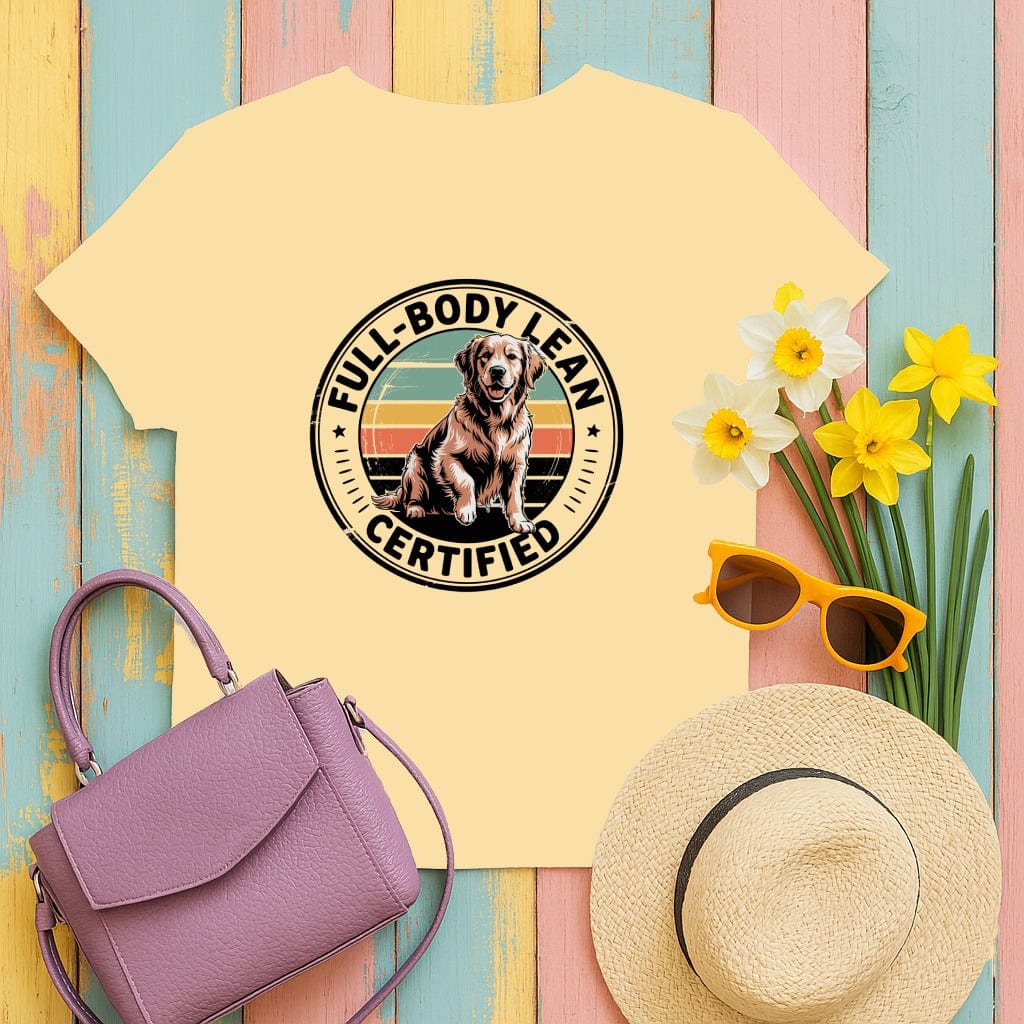 Full-Body Lean Certified Dog Graphic T-Shirt product type