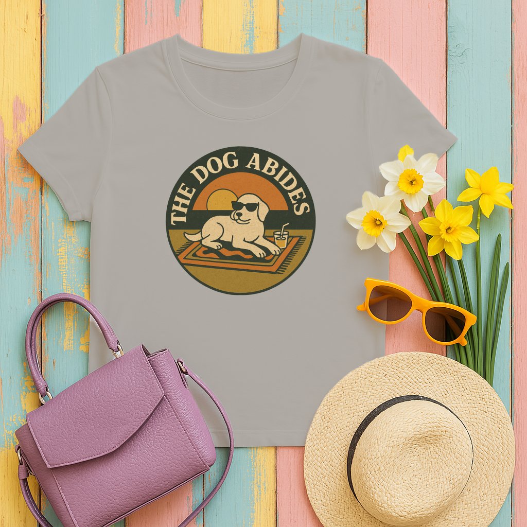 The Dog Abides Graphic Casual Wear Tee product type