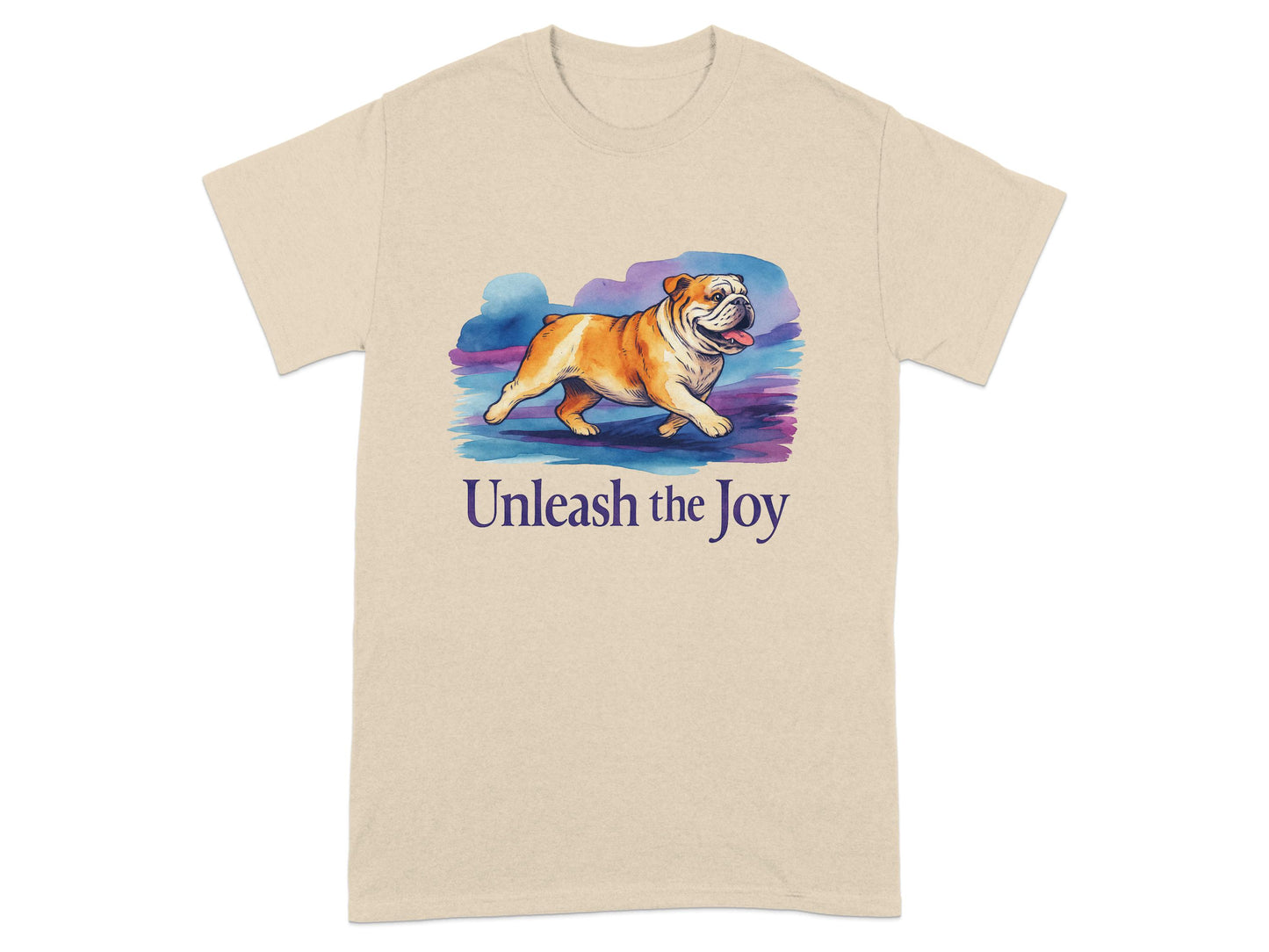 Unleash the Joy Bulldog Graphic T-Shirt product type