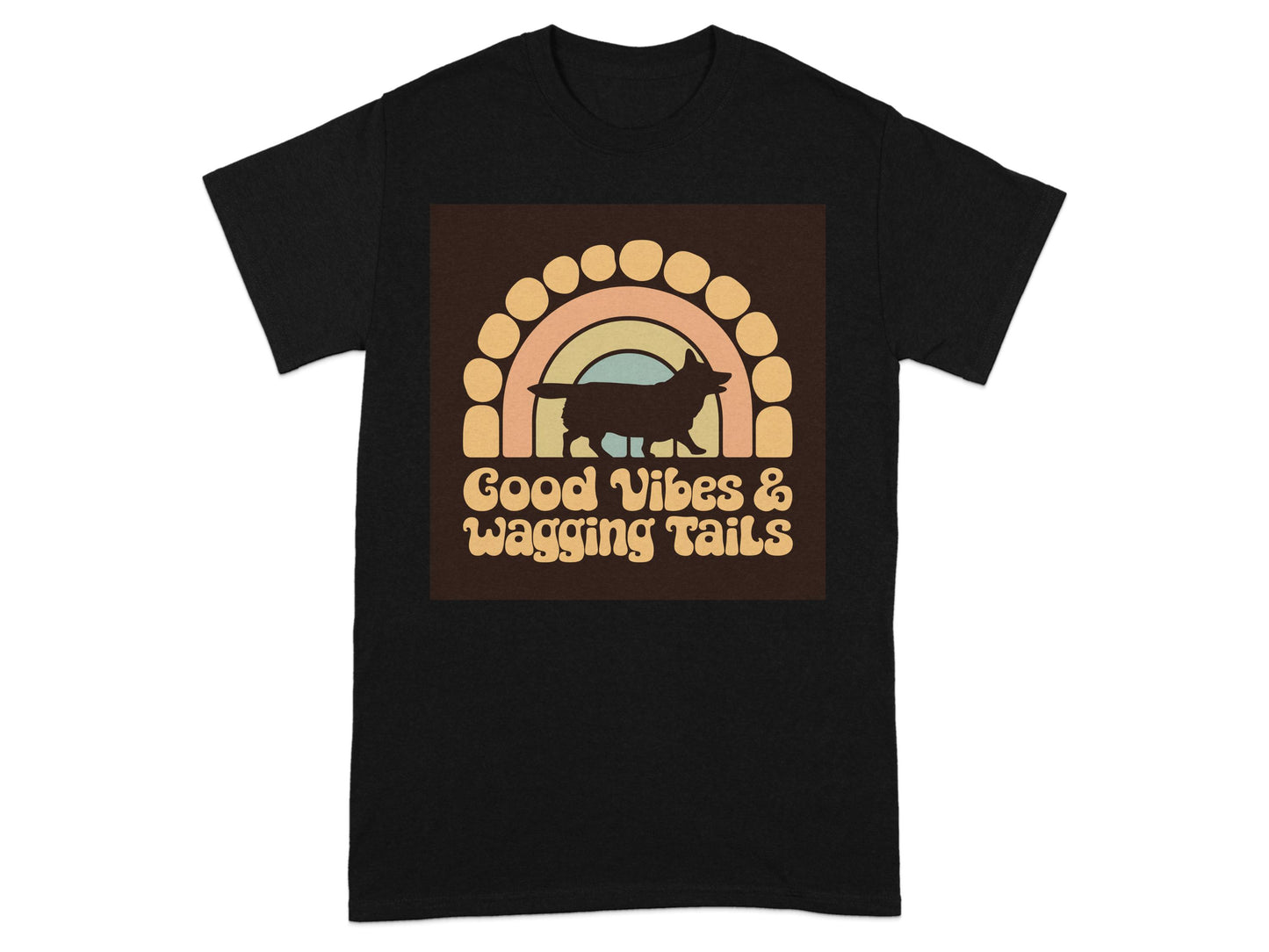 Good Vibes & Wagging Tails Graphic T-shirt product