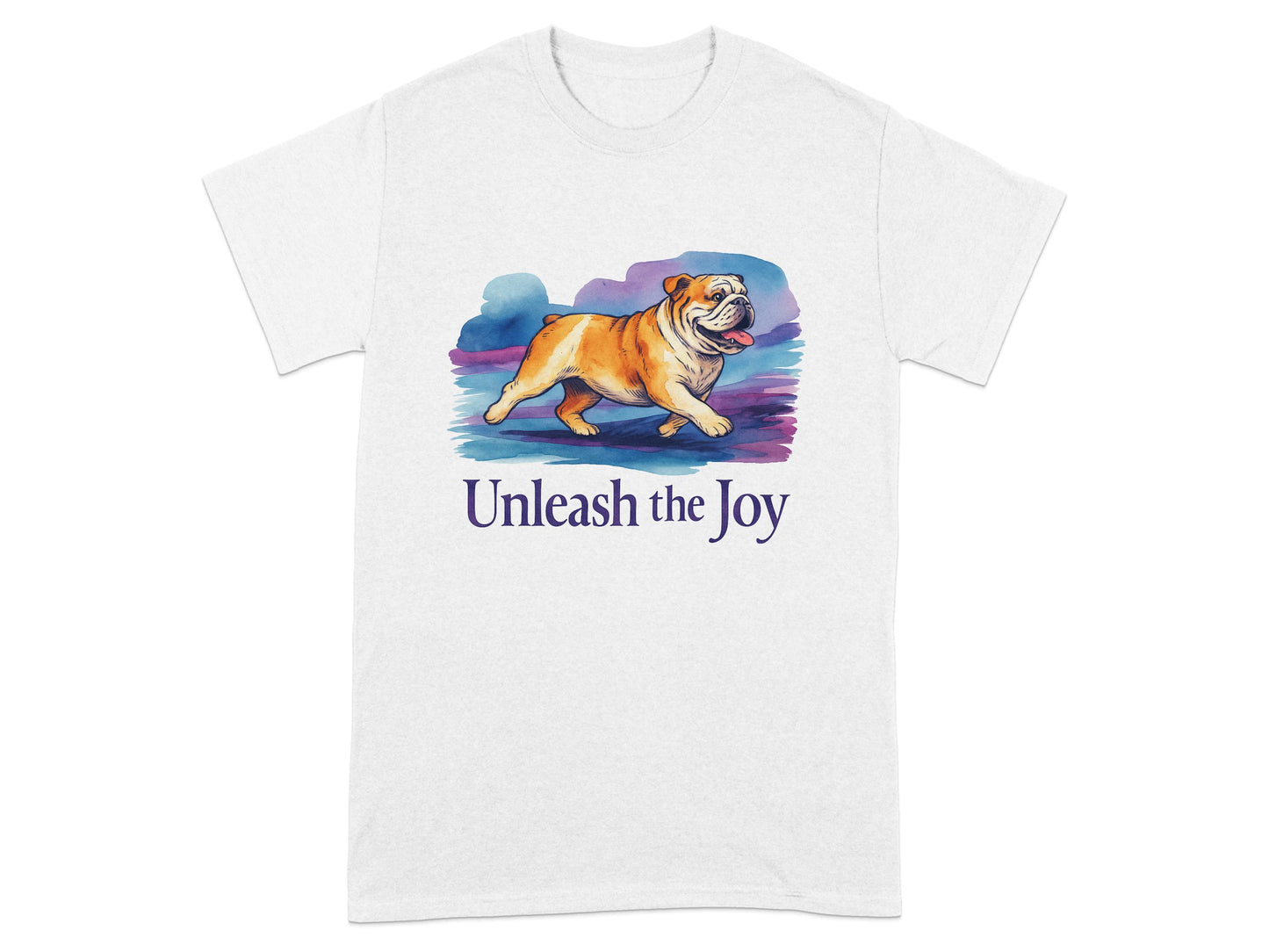 Unleash the Joy Bulldog Design T-shirt product type