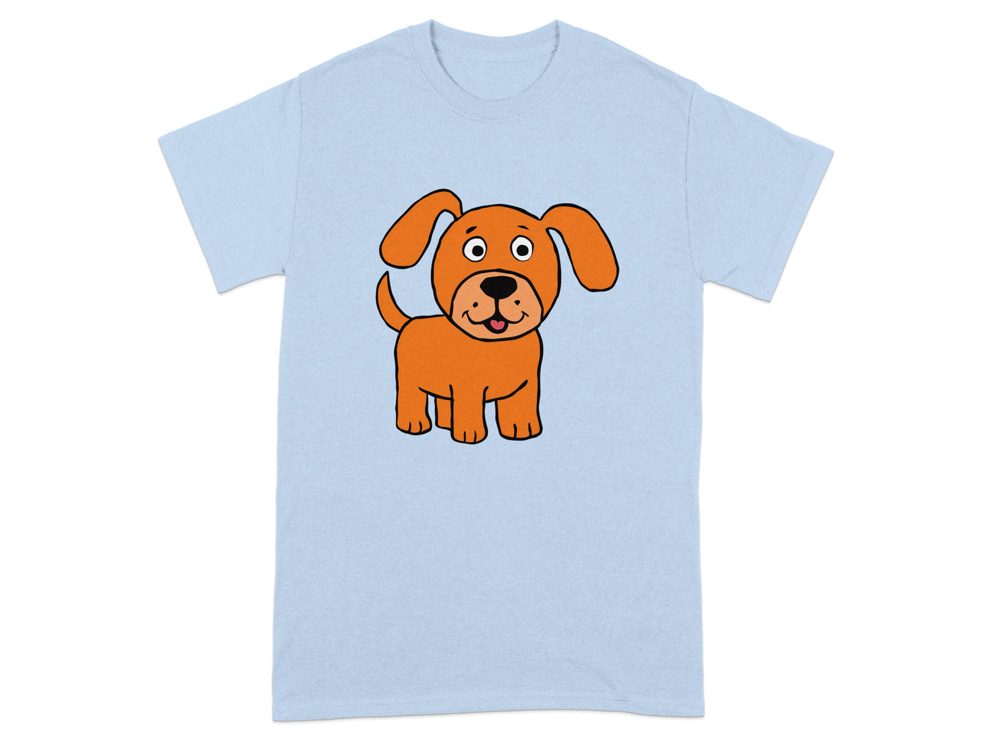 Playful Cartoon Dog Graphic T-Shirt for Kids product type