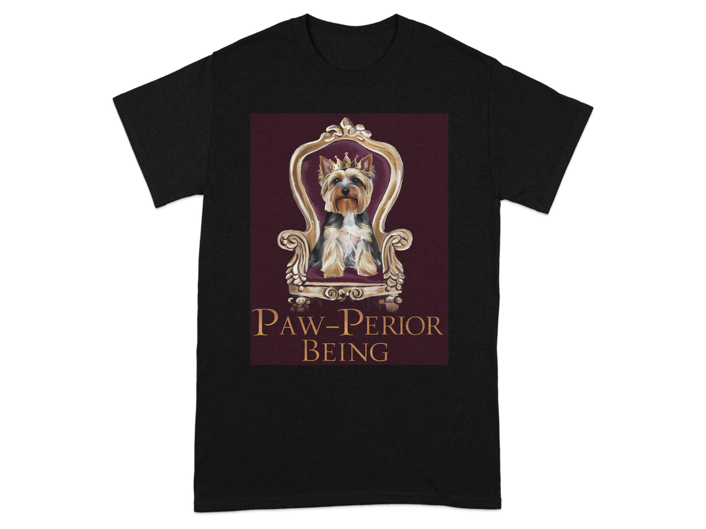 Paw-Perior Being Dog Art T-shirt product type