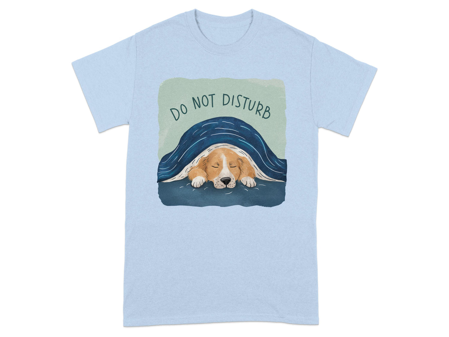 Do Not Disturb Sleeping Dog Cute Graphic T-Shirt product