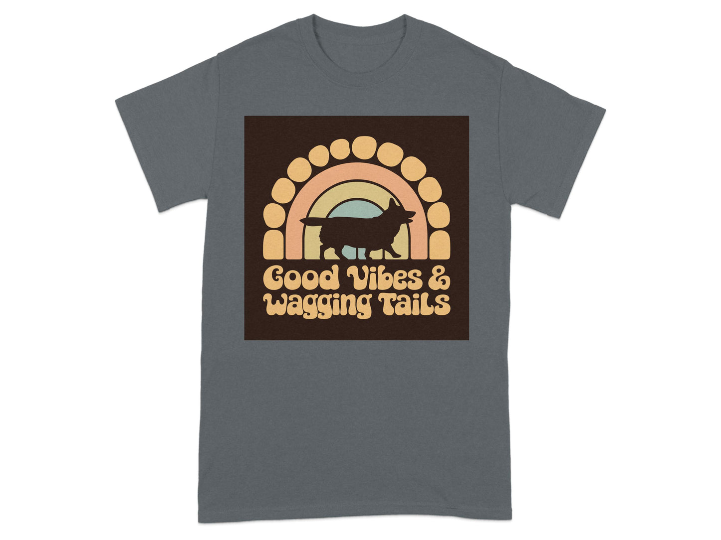 Good Vibes and Wagging Tails Graphic Tee product type