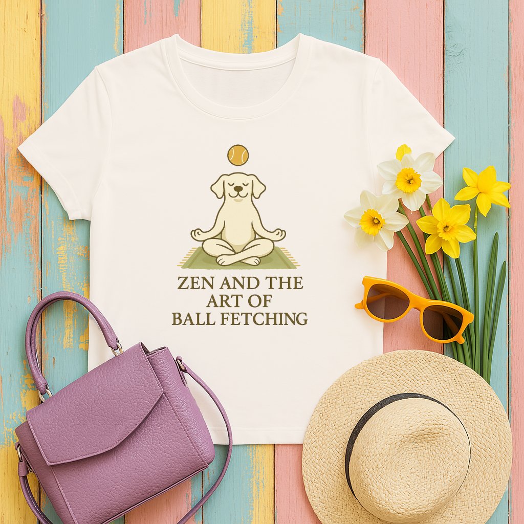 Zen And The Art Of Ball Fetching T-shirt product