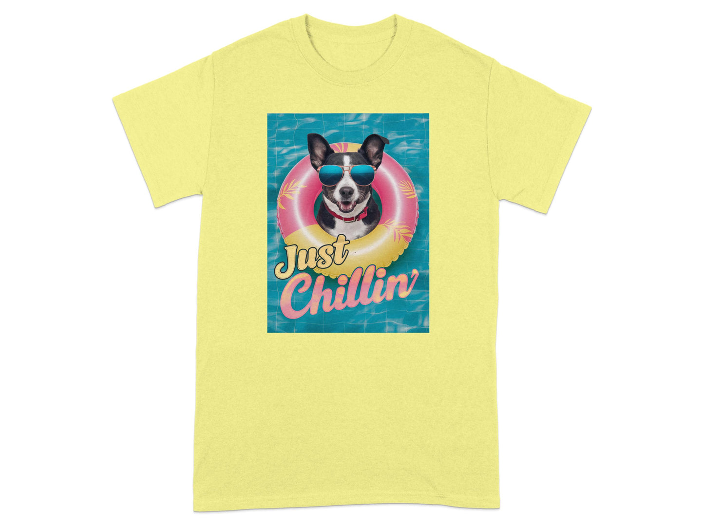 Just Chillin Cartoon Dog T-shirt product type