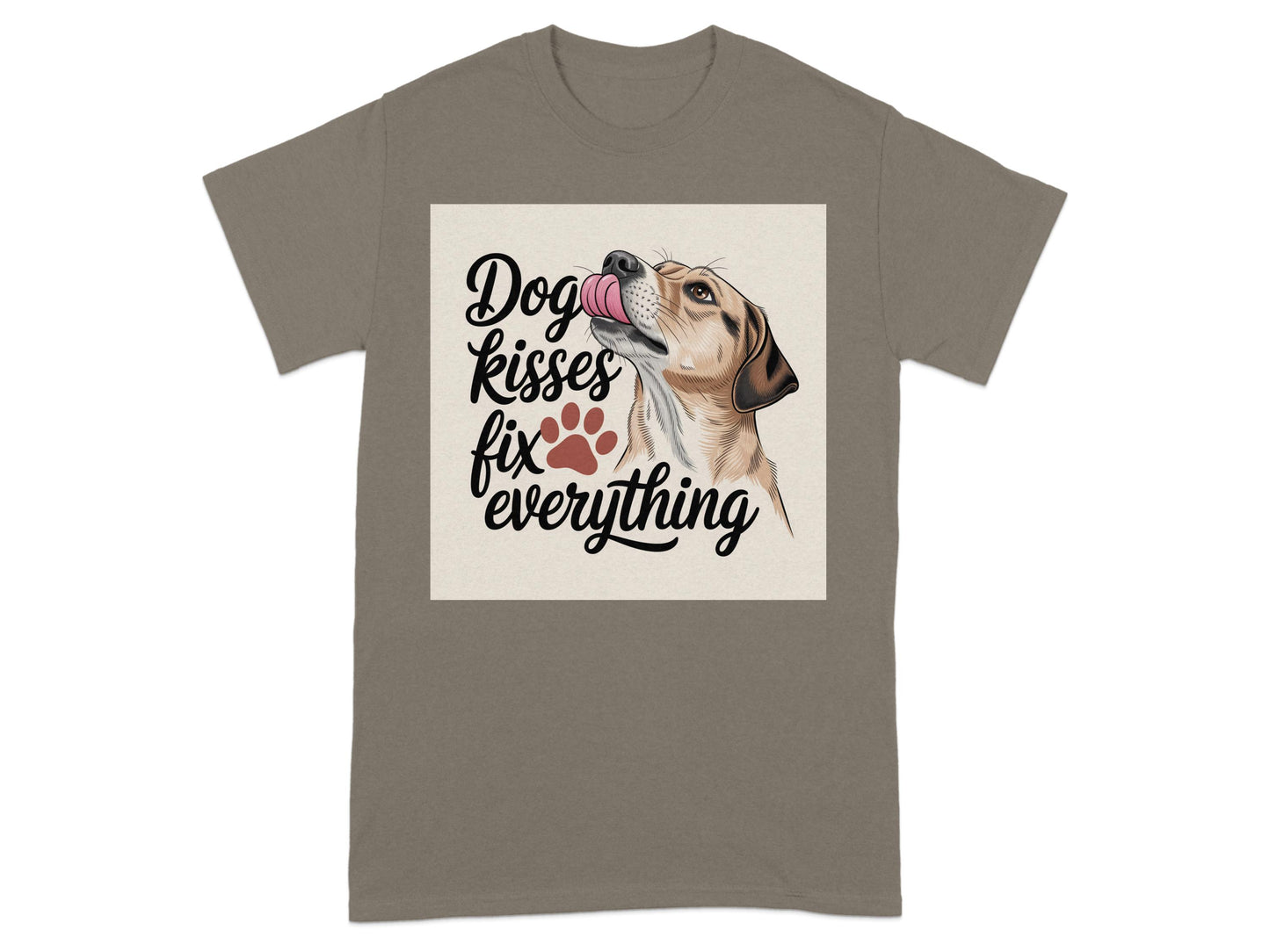 Dog Kisses Fix Everything Graphic T-shirt product