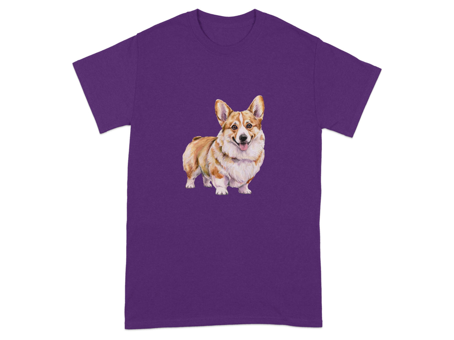 Adorable Corgi Dog Graphic Print T-Shirt product type