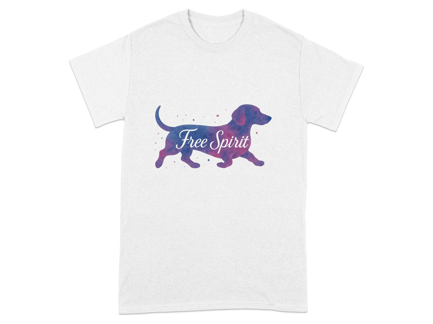 Free Spirit Dachshund Graphic Tee Shirt product type