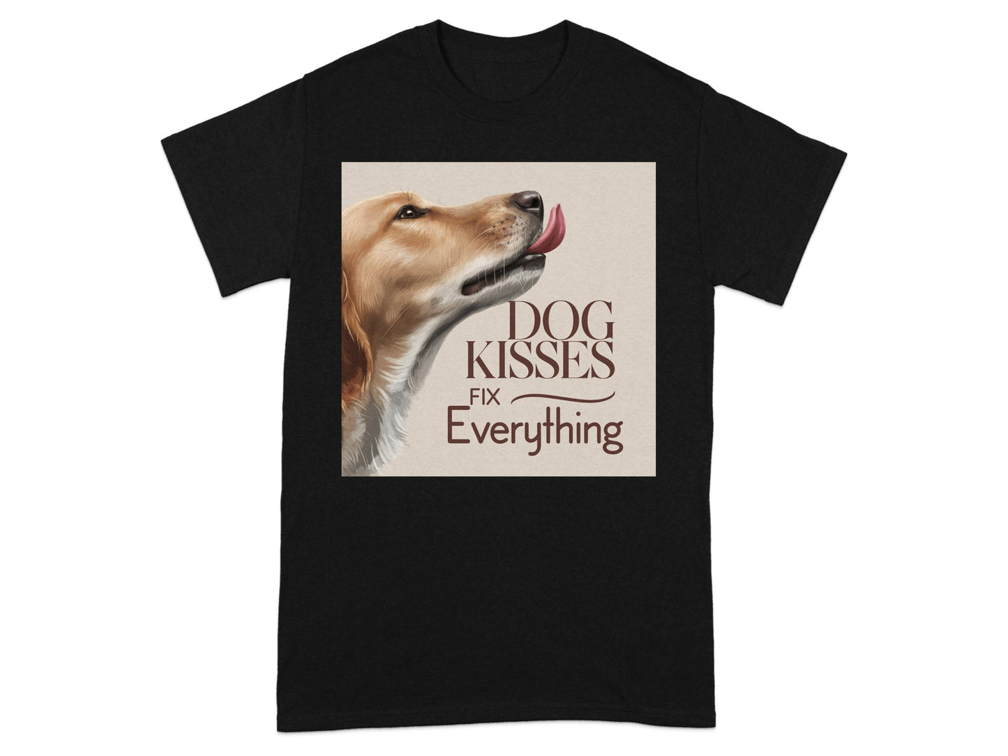 Dog Kisses Fix Everything Graphic T-Shirt product type